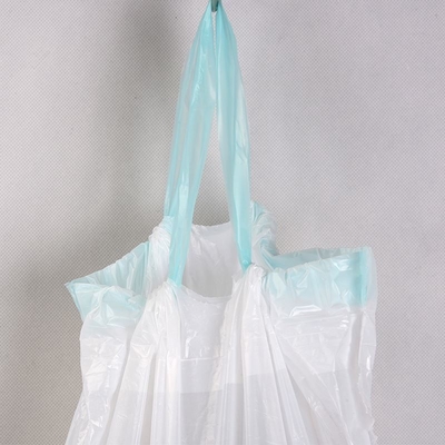 Produce sacchetti neri per rifiuti con corda di trazione HDPE/LDPE/LLDPE per rifiuti