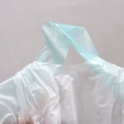 Produce sacchetti neri per rifiuti con corda di trazione HDPE/LDPE/LLDPE per rifiuti