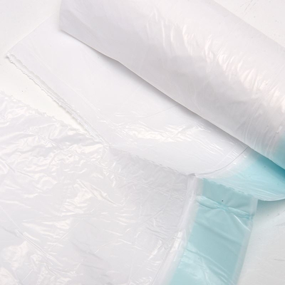 Produce sacchetti neri per rifiuti con corda di trazione HDPE/LDPE/LLDPE per rifiuti