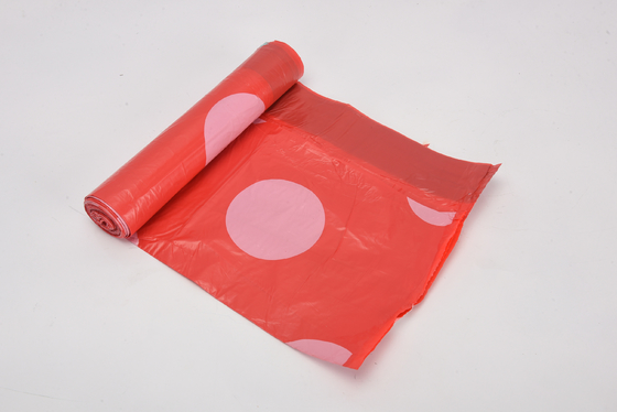 Prodotto su misura sacchetti di rifiuti di plastica stampati con spessore da 5 a 80 micron