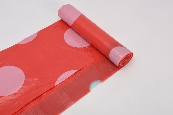Prodotto su misura sacchetti di rifiuti di plastica stampati con spessore da 5 a 80 micron