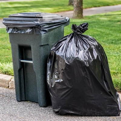Prodotti per la casa sacchetto nero di plastica per rifiuti ecologici