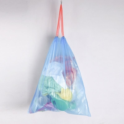 Customized 13 galloni cucina trascinante sacchetti per la spazzatura sacchetto per la spazzatura pesante pulito sacchetto per la spazzatura PE Stand up sacchetto di plastica VERDE