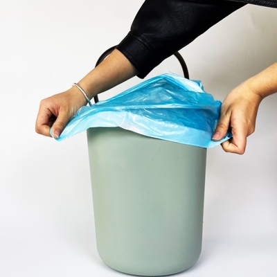 Certificato OK compost HDPE sacchetto di spazzatura su rotolo per ordinazione su misura industriale