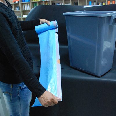 Sacchetto a corda trasparente a colori Sacchetto della spazzatura personalizzato per cucina camera da letto e bagno