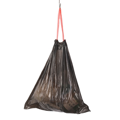8-30L Sacchetti per la spazzatura per uso domestico 100-200 Conteggiatura di corda di trazione Chiusura Sacchetto di plastica per la spesa