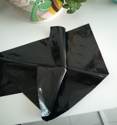 Ordine personalizzato accettato Sacchetti di rifiuti in plastica LDPE nero extra resistente per rifiuti da costruzione