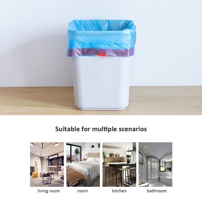 Sacchetto per rifiuti da 55 galloni a corda di trazione con sacchetto di plastica da 6 ml personalizzato per una facile gestione dei rifiuti