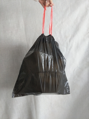 15Pcspack sacchetto della spazzatura in plastica colorato rotolo della spazzatura per la cucina compostabile