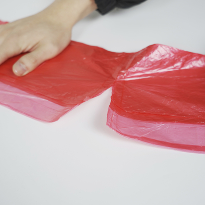 Tasca di taglia di materiale personalizzata per sacchetto a fondo quadrato da borsa di plastica da asporto veloce