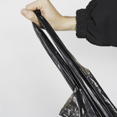 Chiusura a catena di trazione Sacchetti della spazzatura di dimensioni medie e grandi per manico di sigillamento Materiale HDPE/LDPE/LLDPE