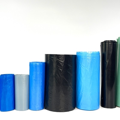 LDPE sacchetto di plastica da 30 a 40 micron sacchetto della spazzatura 4 rotoli una scatola sacchetto della spazzatura per la sicurezza alimentare