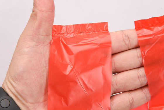 T-shirt in HDPE a disegno personalizzato con manica più larga Busta di plastica per rifiuti alimentari e smaltimento
