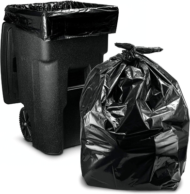 Industriale per uso domestico sacchetto nero per rifiuti su misura sacchetti di plastica per rifiuti pesanti