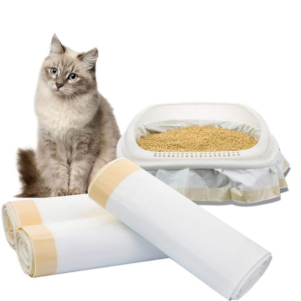 Struttura del materiale PLA PBAT Sacchetto per la pulizia dei rifiuti per animali domestici, facile ed ecologico