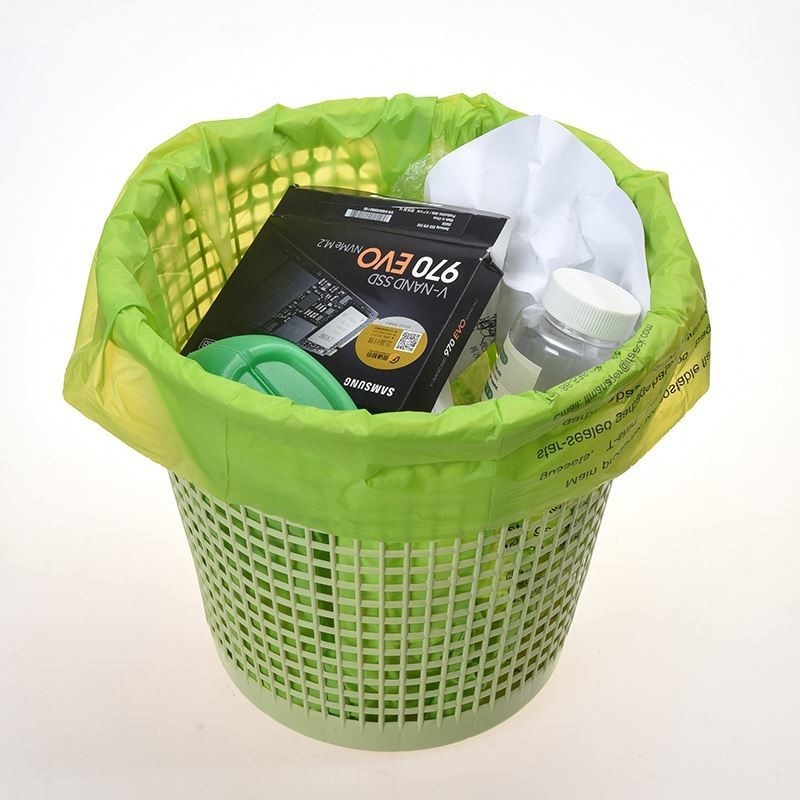 Busta di fondo quadrato in PP Busta di plastica biodegradabile per la spesa T-shirt frutta