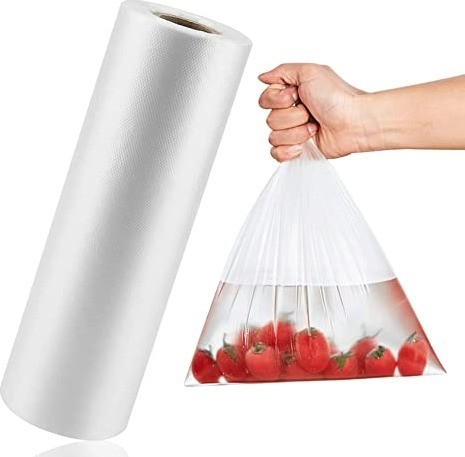 Sacchetti di produzione in HDPE per frutta, verdura, panificazione, snack, alimentari, sacchetti da 5-40 mic di spessore
