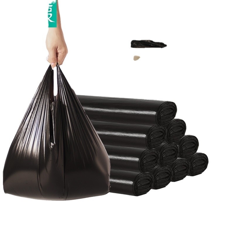 Esemplare di HDPE/LDPE/LLDPE Personalizzazione Sacchetti da rifiuti in plastica nera Sacchetti pesanti per la spazzatura