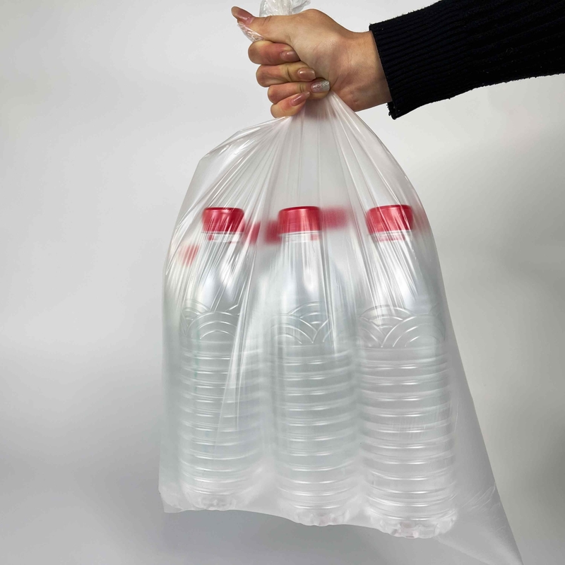 Supermercato Casalinghi Sacchetto di spazzatura di plastica a bocca piatta e punto di rottura