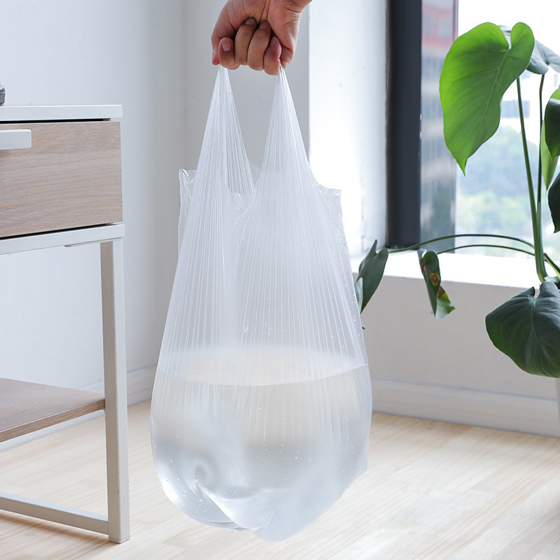 Borsa a manico a fondo quadrato per supermercati ecologici