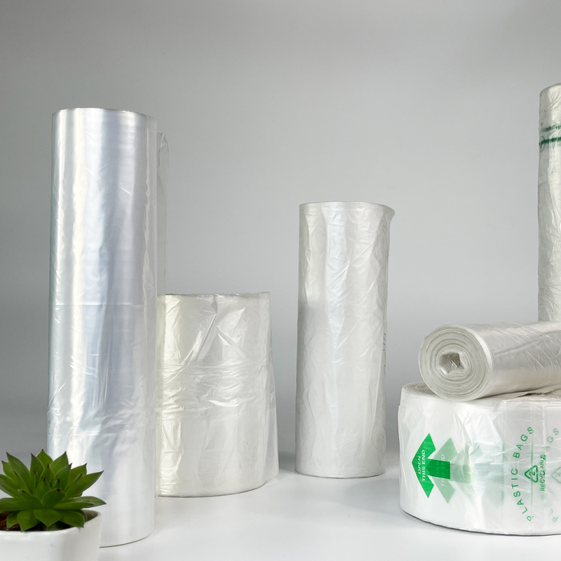 Sacchetto di plastica spessito per la casa 5-100 mic Spessore giubbotto a quattro colori Sortire rifiuti