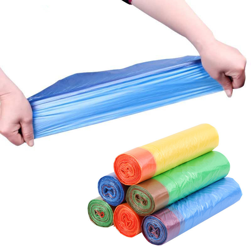 Ordine su misura Acceptato sacchetto da cucina a corda per rifiuti HDPE/LDPE/LLDPE per rifiuti da cucina