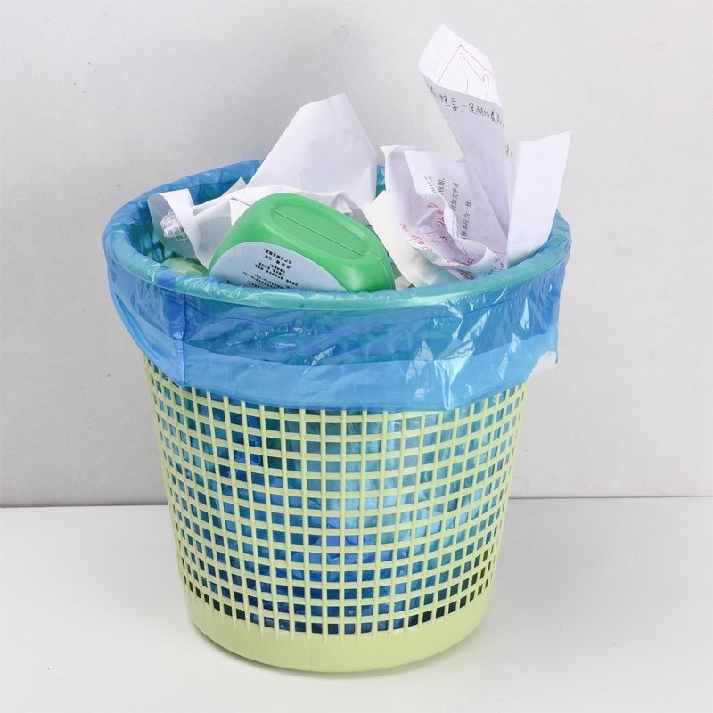 Beige HDPE Plastic Rubbish Waste Can Bin Liner Bag di spazzatura per dimensioni e capacità personalizzate