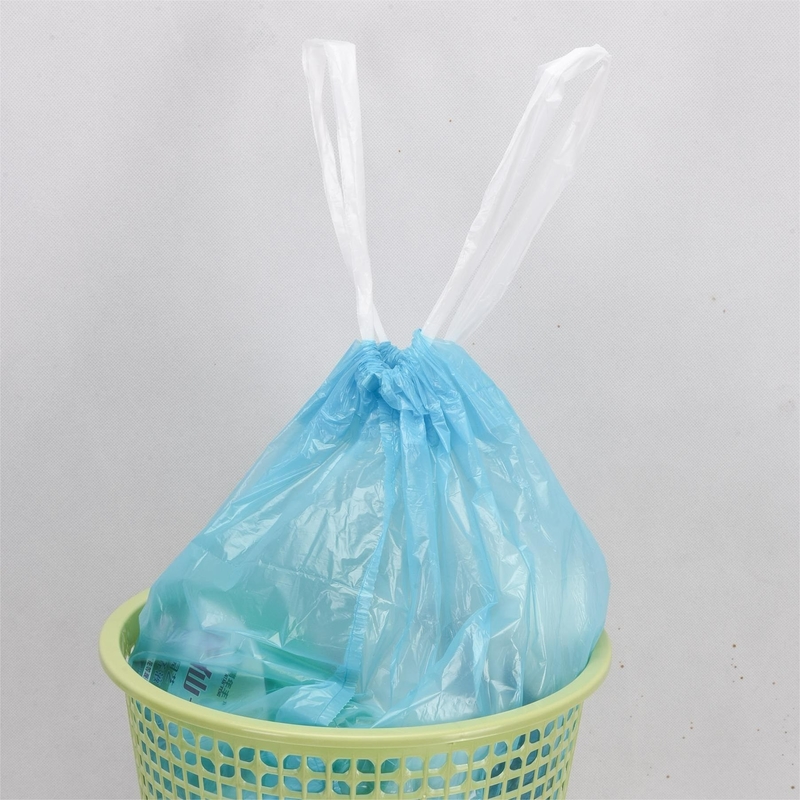 Ordine personalizzato accettato Pesante beige 13 galloni sacchetto di plastica per il riciclaggio