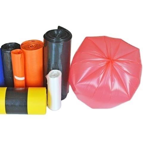 4 galloni di rifiuti di plastica, sacchetti di imballaggio per rifiuti trasparenti e piccoli, in materiale LLDPE