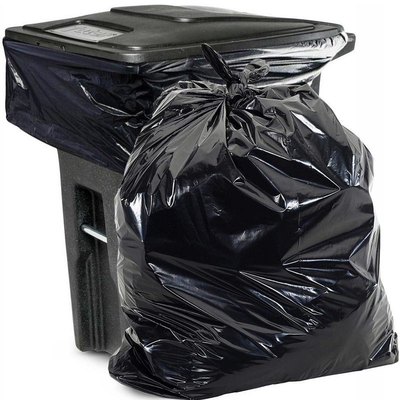 Prodotti per la casa sacchetto nero di plastica per rifiuti ecologici