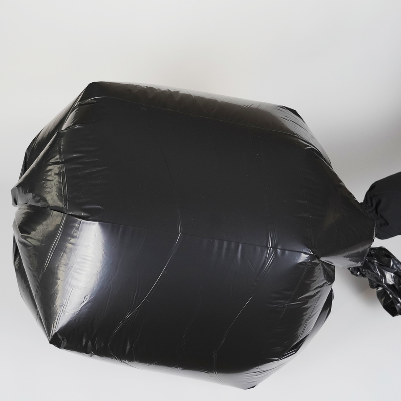 Chiusura a catena di trazione Sacchetti della spazzatura di dimensioni medie e grandi per manico di sigillamento Materiale HDPE/LDPE/LLDPE